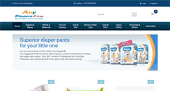 Desktop Screenshot of anydiapers.com