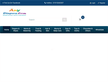 Tablet Screenshot of anydiapers.com